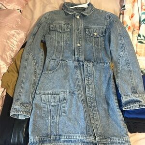 Blue Jean dress button up